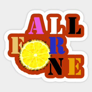 All For One Sticker